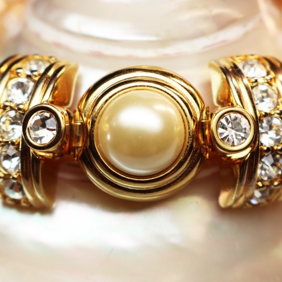 ⚜️ Kenneth Jay Lane Double Strand Pearl Bracelet - Picture 3 of 9